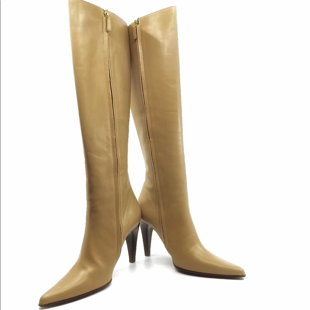 💯 Auth CELINE Vintage Leather Boots